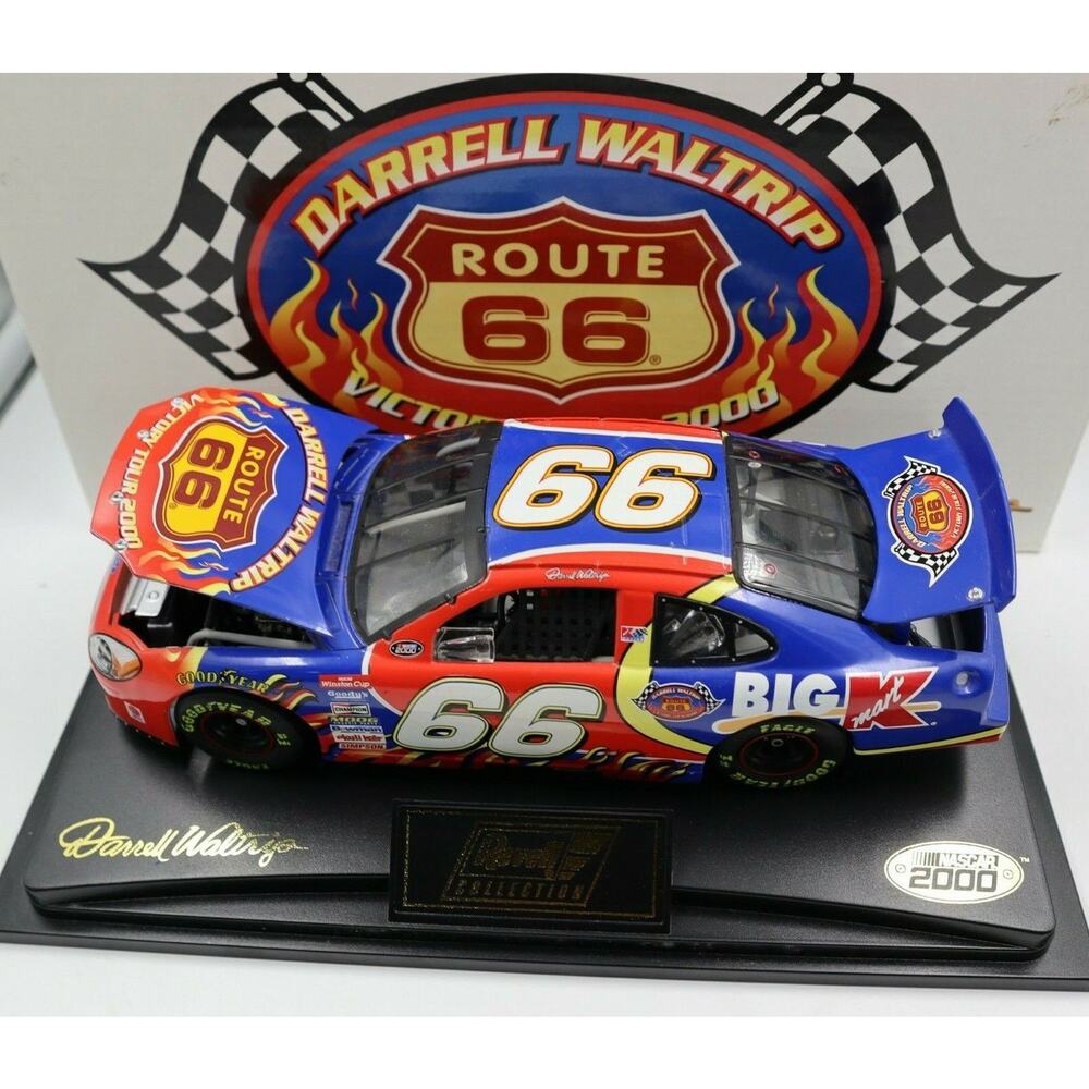 Darrell Waltrip Revell Victory Tour 2000 Route 66 Diecast Ford NASCAR 1:24 COA